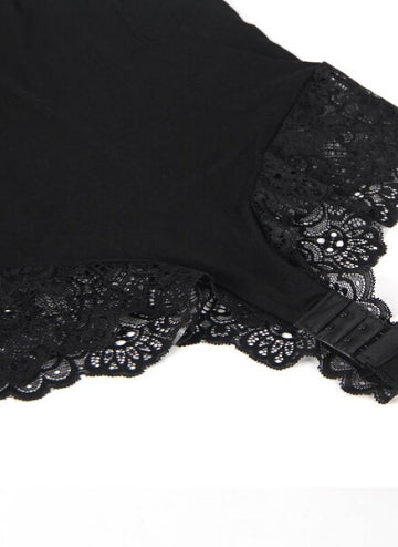 Charming Black Lace Sexy Teddy