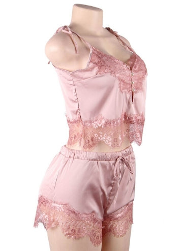 Satin Top Pajama Sets
