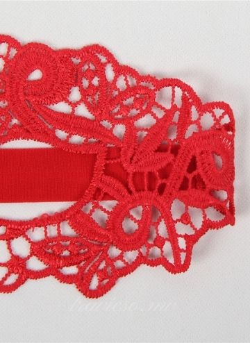 Enchanting Red Lace Eye Mask