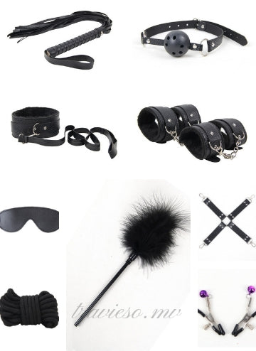 BDSM Leather Bondage Adult Set