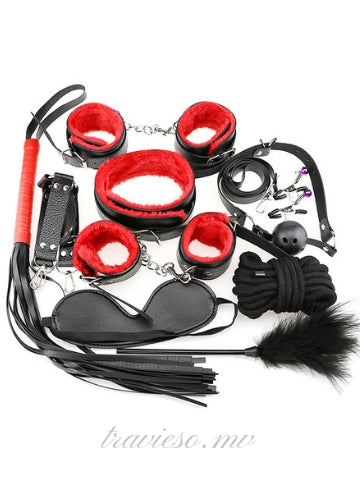 BDSM Leather Bondage Adult Set