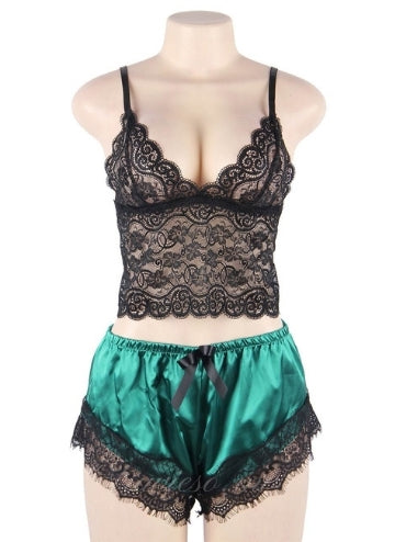 Satin Top Pajama Sets
