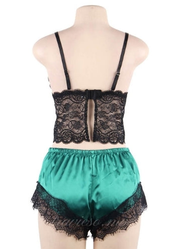 Satin Top Pajama Sets