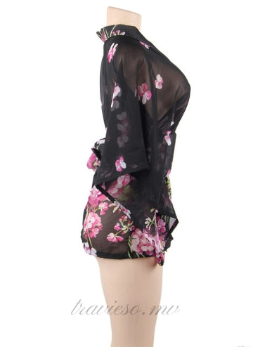 Kimono Uniform Short Skirt