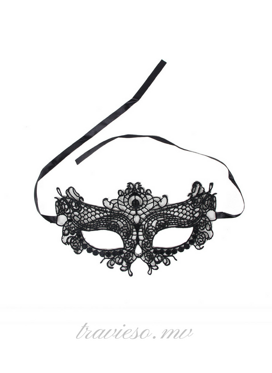 Enchanting Black Lace eye mask - travieso.mv