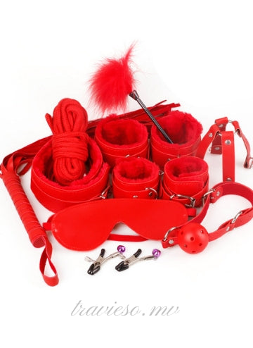 BDSM Leather Bondage Adult Set