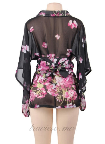 Kimono Uniform Short Skirt