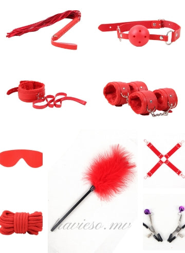 BDSM Leather Bondage Adult Set