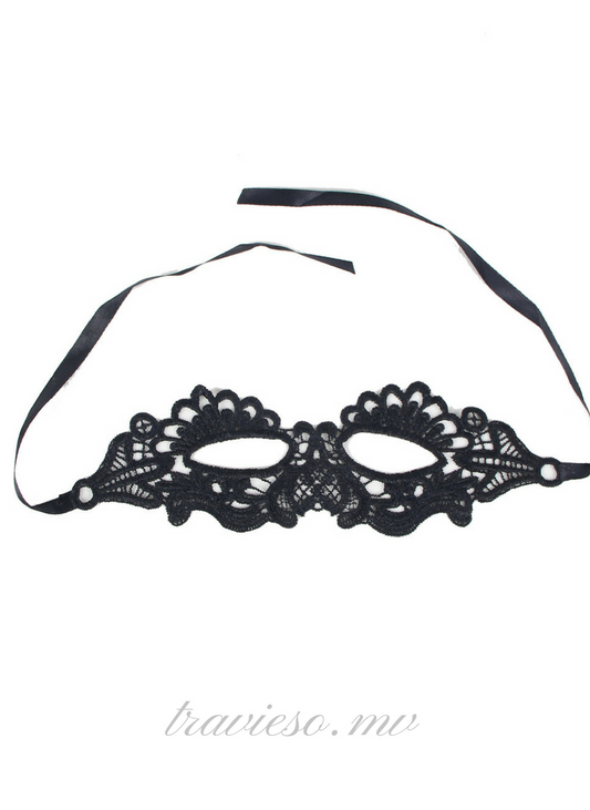 Enchanting Black Lace eye mask - travieso.mv