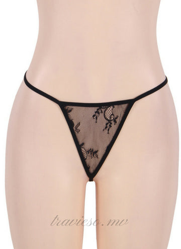 Sexy Black Eyelash Babydoll