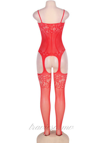 Foxy Suspender Style Bodystocking
