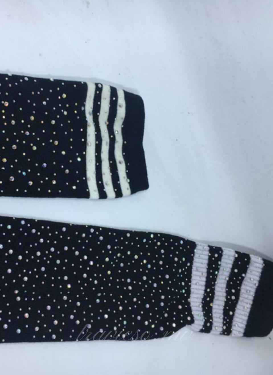 Hot Drilling Three Stripe Students Stockings