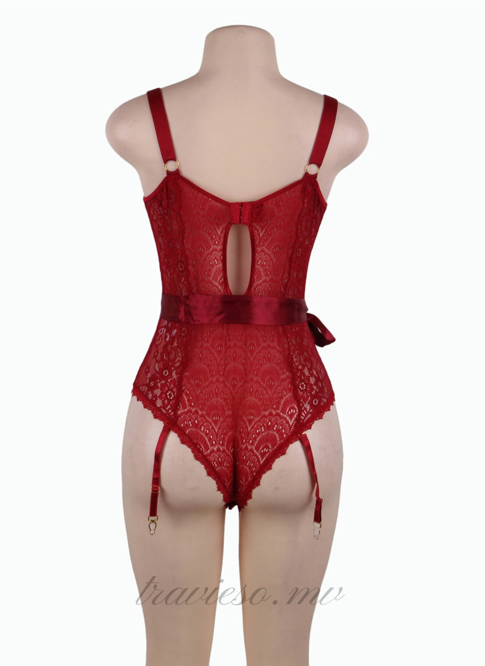 Exquisite pattern Lace Teddy