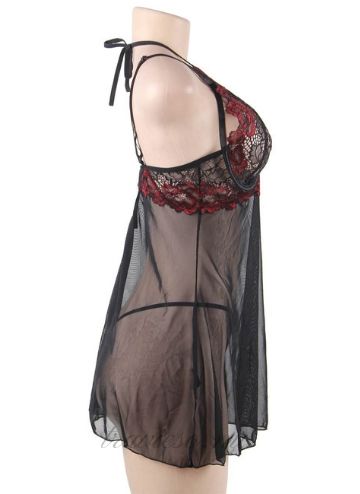 Lace Perspective Babydoll
