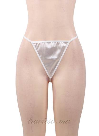 Silk Satin Lace SKimono Home Pajamas