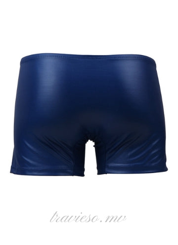 Men's Leather Pants With Exposed Hips