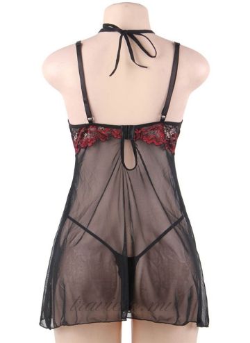 Lace Perspective Babydoll