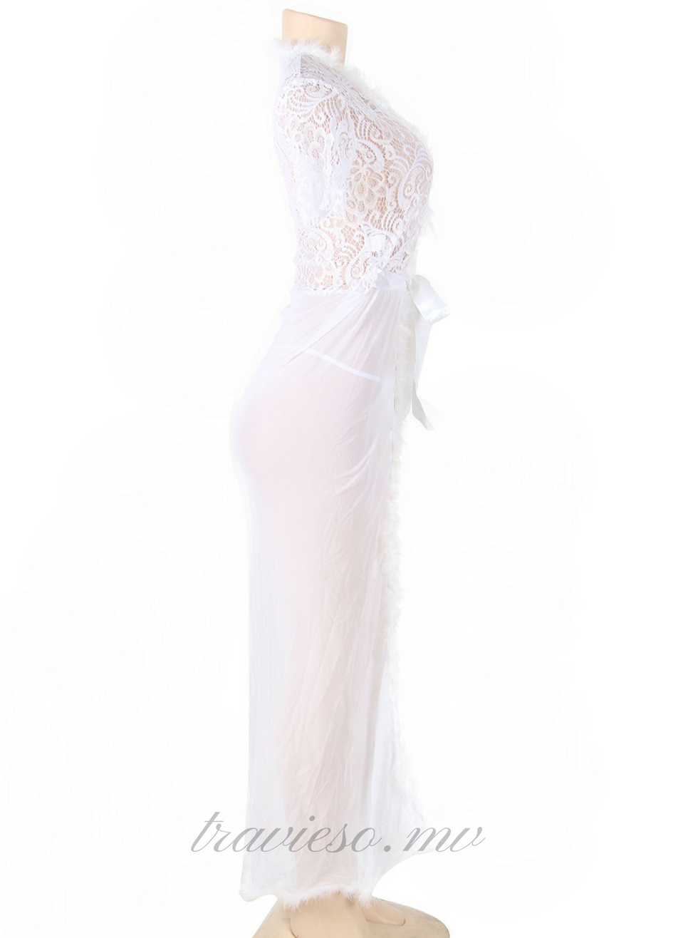 Long Lingerie With Furry - travieso.mv