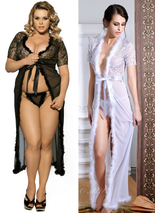 Long Lingerie With Furry - travieso.mv