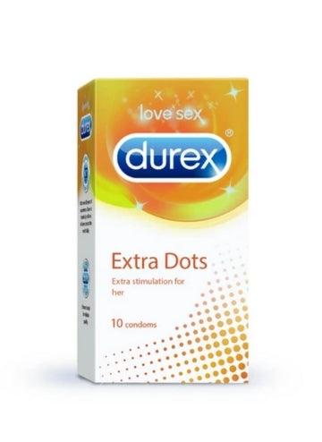 Durex Extra Dots condoms - 10 Pcs