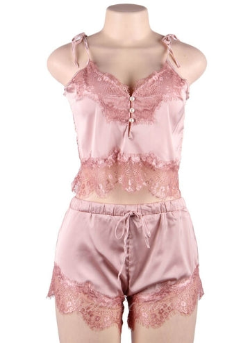 Satin Top Pajama Sets