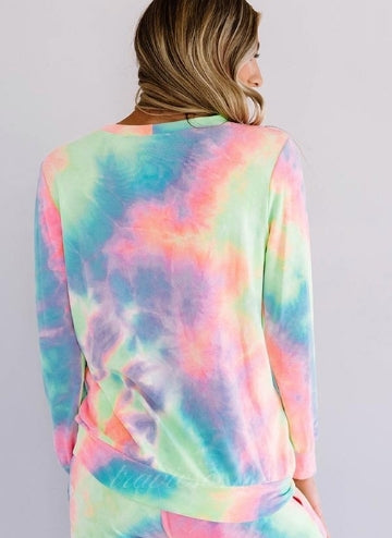 Pink Snuggle Tie Dye Lounge Set