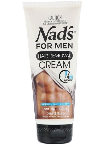 Nad's, Hair Removal Cream, For Men, 200 ml