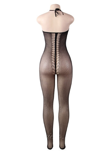 Halter Top Fishnet Bodystocking