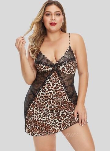 Cheetah Print Lingerie