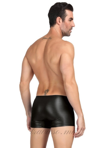 Men's Leather Pants With Exposed Hips
