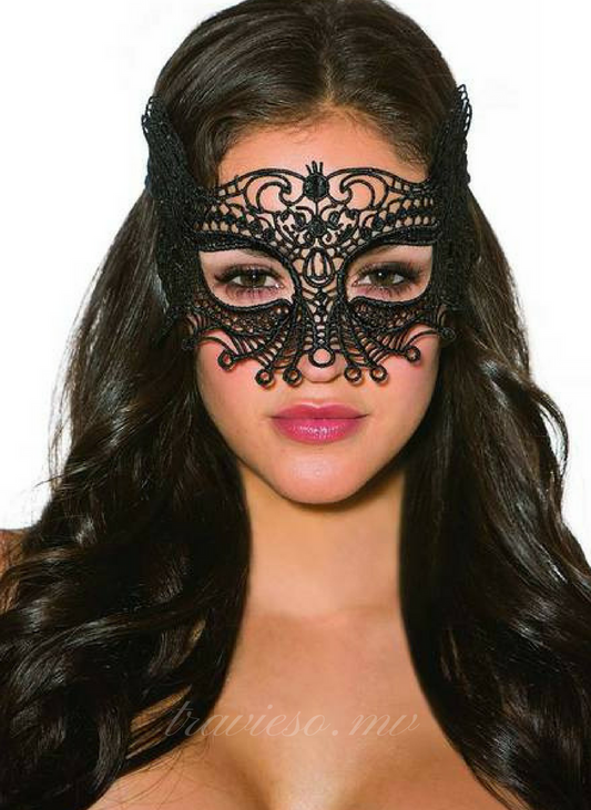 Enchanting Black Lace eye mask - travieso.mv
