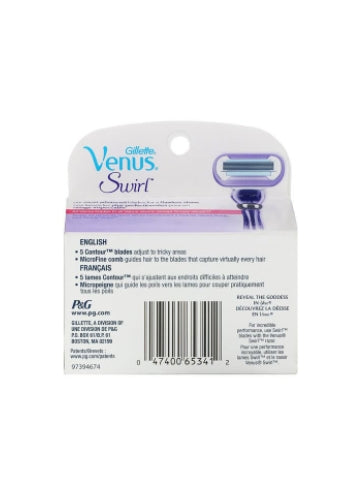 Gillette, Venus, Swirl, 4 Cartridges