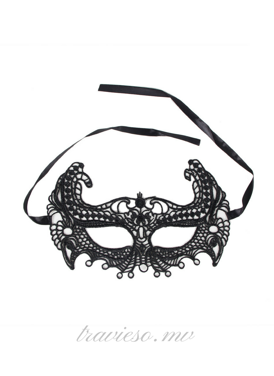 Enchanting Black Lace eye mask - travieso.mv