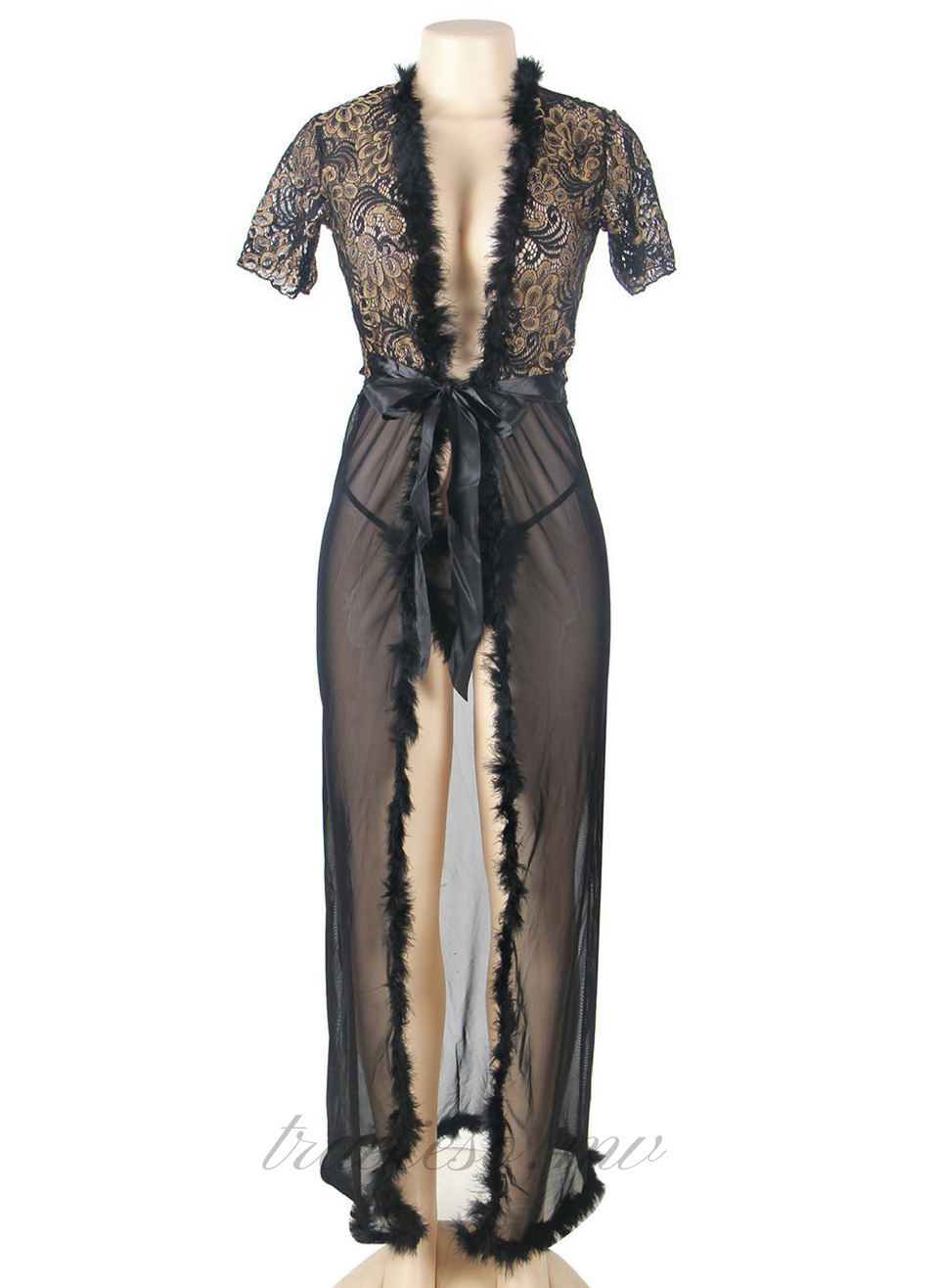 Long Lingerie With Furry - travieso.mv