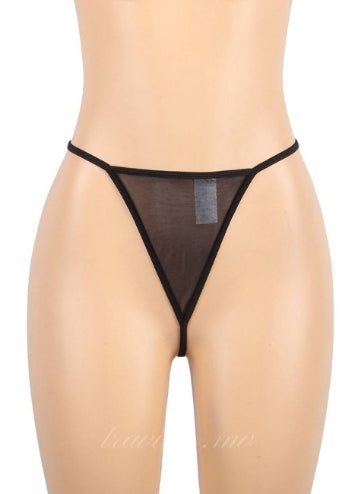 Sexy Black Eyelash Lace Babydoll