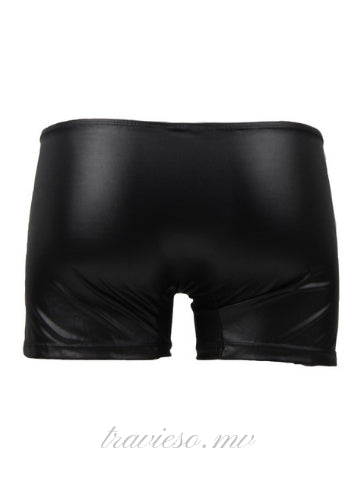 Men's Leather Pants With Exposed Hips