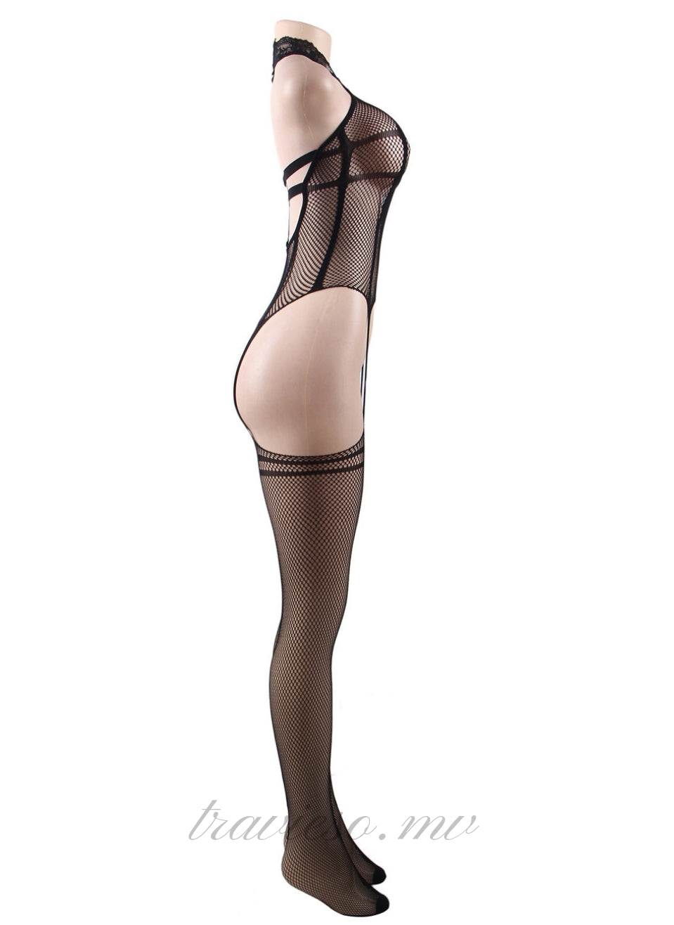 Fishnet Black Bodystocking
