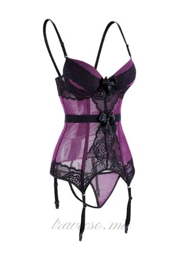Translucent lace Corsets