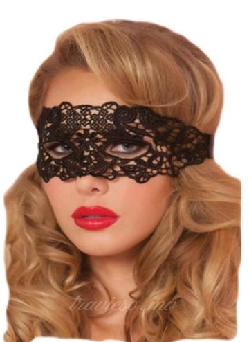 Enchanting Black Lace Eye Mask