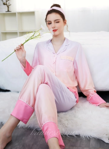 Pink pajamas set with headband