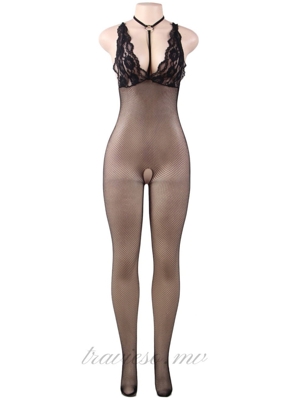 Fishnet Black Bodystocking