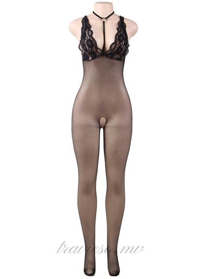 Fishnet Black Bodystocking