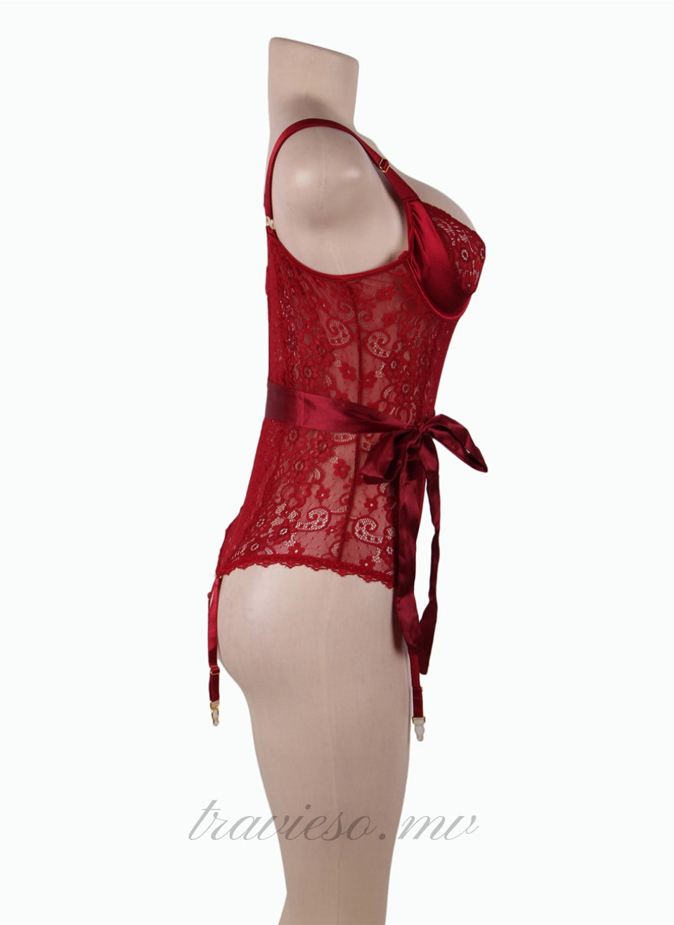 Exquisite pattern Lace Teddy