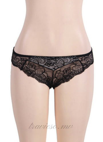 Delicate Lace Bra Garter Set