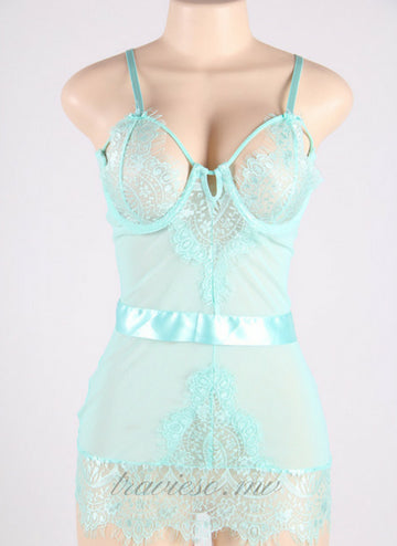 Eyelash Lace Chemise