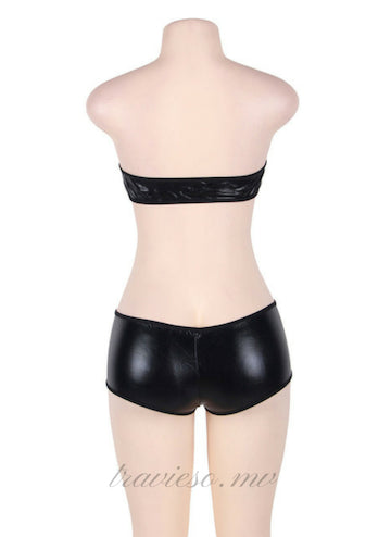 Lace Sleeveless Lingerie Set