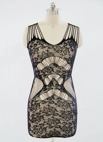 Magic Lace Strap Lingerie Dress