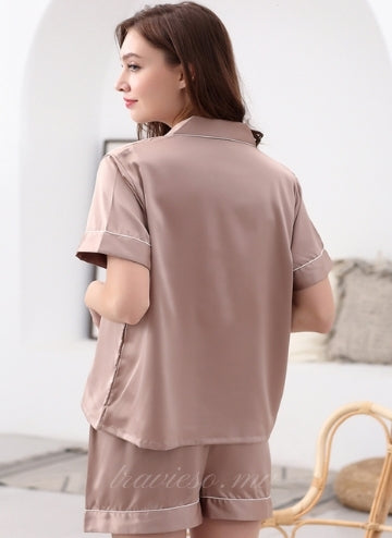 Satin Pajamas Set