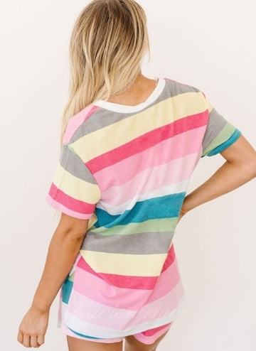 Aurora Striped  Summer Lounge Set