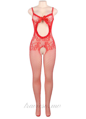 Sexy Crocheted Fishnet Bodystockings